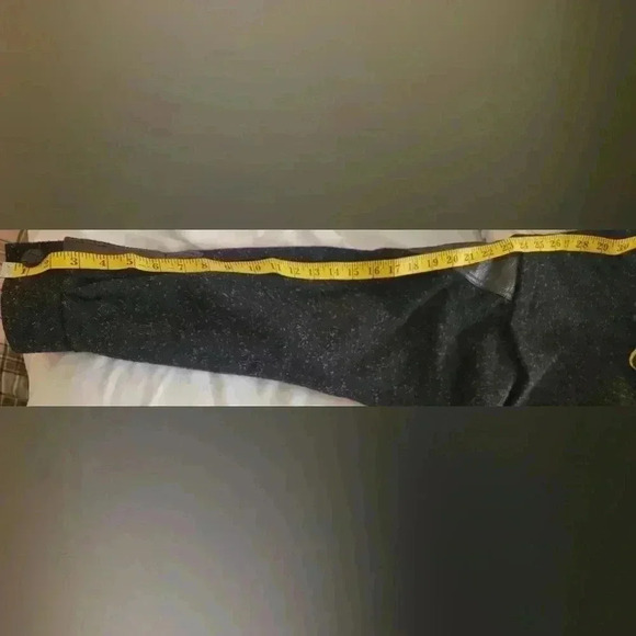 Maggie Lawrence Wool Blend Coat Sz14 Leather Accents 80s y2k oldmoney vintage - Picture 8 of 8